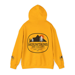 Cozy Hooded Sweatshirt - Mountains are Calling Travel - Dipaliz - T-shirts