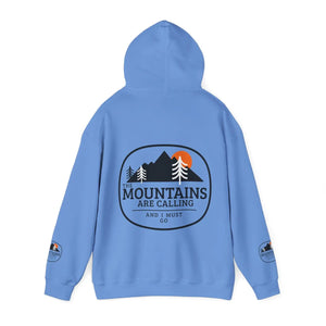 Cozy Hooded Sweatshirt - Mountains are Calling Travel - Dipaliz - T-shirts