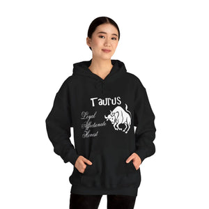 Taurus Sign Hooded Sweatshirt - Celestial Cotton - Dipaliz - Hoodies - s