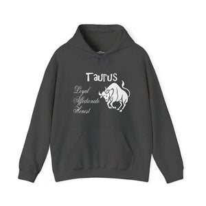 Taurus Sign Hooded Sweatshirt - Celestial Cotton - Dipaliz - Hoodies - s
