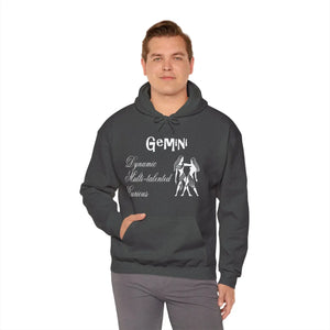 Cozy Gemini Hoodie - Unisex Heavy Blend™ Cotton - Dipaliz - Hoodies - s