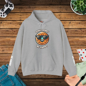 Velvet Happy Hooded Sweatshirt - Unisex Heavy - Dipaliz - Hoodies