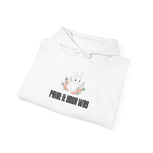 Embroidered Easter Bunny Hoodie - Adorable Spring - Dipaliz - Hoodies