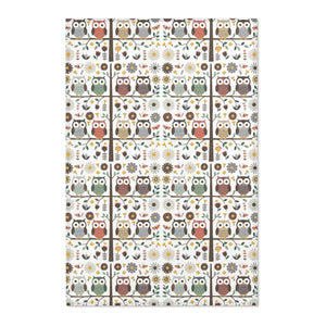 Owls on a Tree Area Rug Polyester Chenille Home Decor - Dipaliz - Rugs