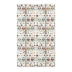 Owls on a Tree Area Rug Polyester Chenille Home Decor - Dipaliz - Rugs