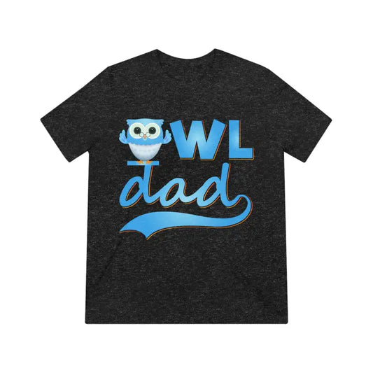 Hoot Hooray! The Dreamy Owl Dad Triblend t - T-shirt