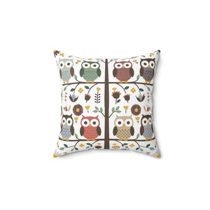 Sustainable Owl Pillows - Hoot-tastic Cozy Comfort - Dipaliz - 14’’ × - Throw
