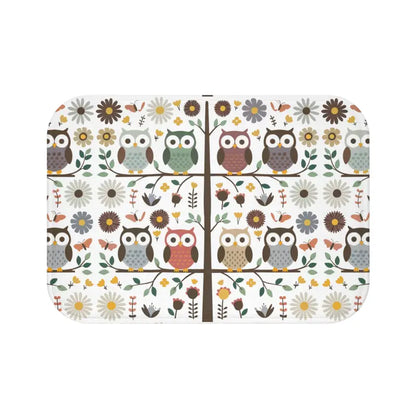 Wise Owl Bath Mat: Nature-inspired Bathroom Charm - Home Decor