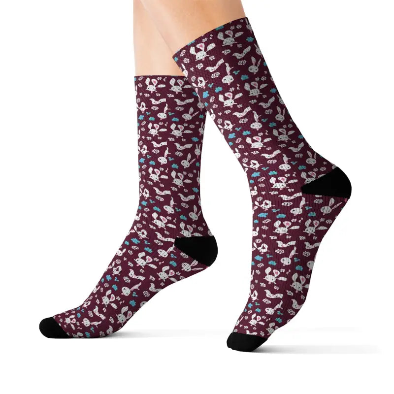 Hop Into Style with Cute Rabbit Pattern Socks - l