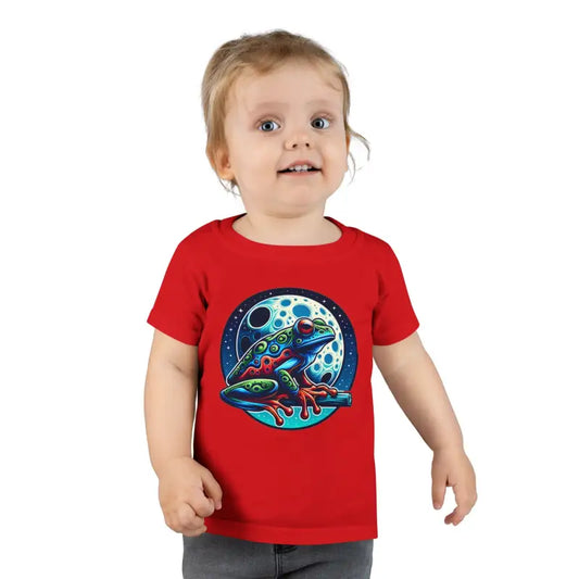 Hop To It! Adorable Frog Toddler T-shirt For Classic Fit - Kids Clothes