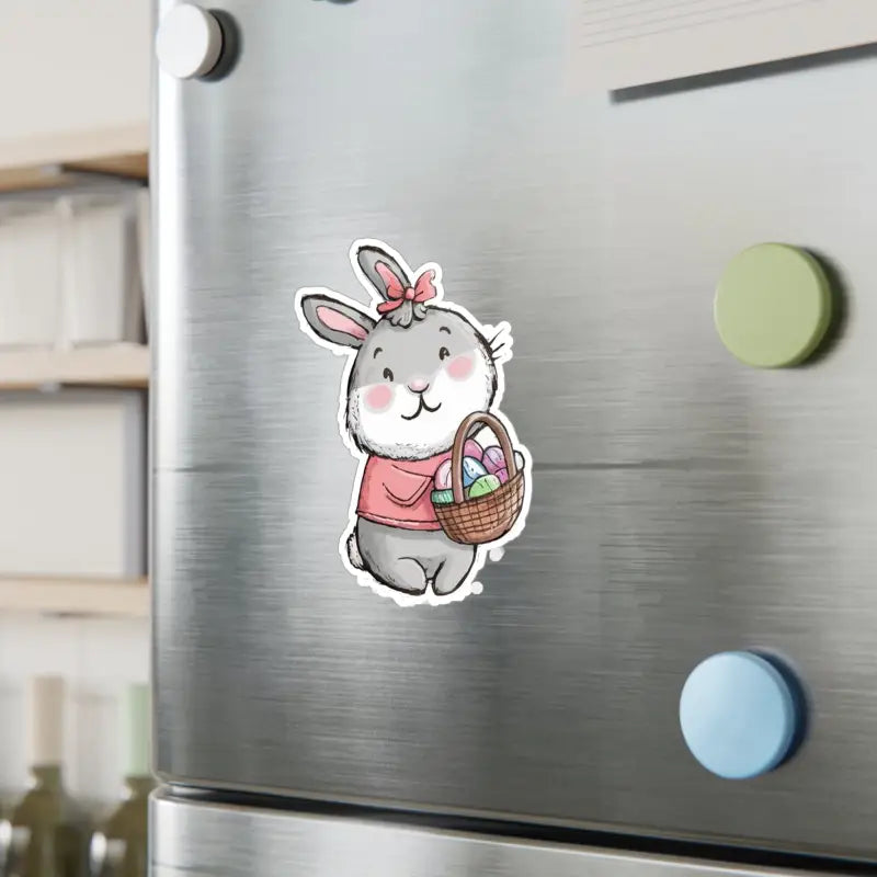 Hop To It: Bunny Eggs Sticker For Stylish Cut Vinyl Decals - Paper Products