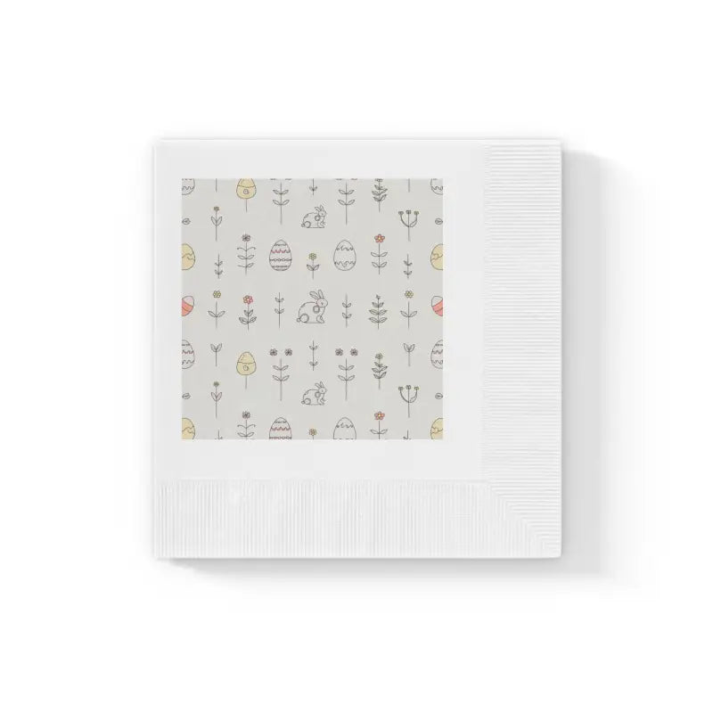 Elevate your Table with Elegant Bunny Napkins Decor - 4.8’’ x / White / 100 Pcs Home