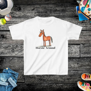 Durable Kids Heavy Cotton Tee - Adventure Ready - Dipaliz - T-shirts - Xs