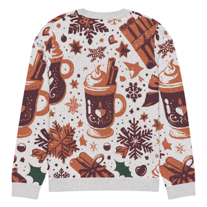 Soft Knitted Crew Neck Sweater - Hot Cocoa Vibes - Dipaliz - Sweaters - s