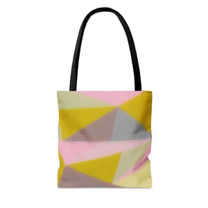 Abstract Pattern Tote Bag Bold Energetic Style Dipaliz - Bags