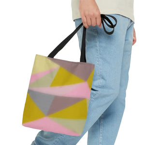 Abstract Pattern Tote Bag Bold Energetic Style Dipaliz - Small - Bags