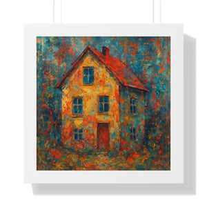 Dreamy Sunset Canvas Poplar Wood Frame House Poster - Dipaliz - 16″ x / White - Prints