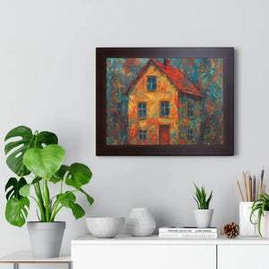 Dreamy Sunset Canvas Poplar Wood Frame House Poster - Dipaliz - Prints