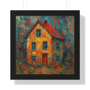 Dreamy Sunset Canvas Poplar Wood Frame House Poster - Dipaliz - Prints