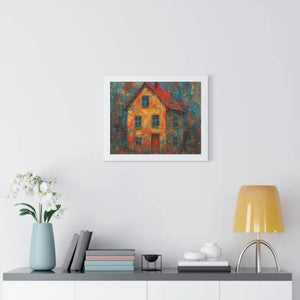 Dreamy Sunset Canvas Poplar Wood Frame House Poster - Dipaliz - Prints
