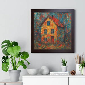 Dreamy Sunset Canvas Poplar Wood Frame House Poster - Dipaliz - Prints