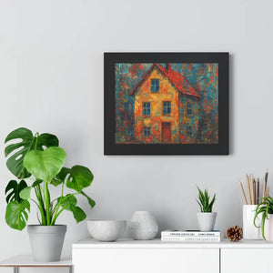 Dreamy Sunset Canvas Poplar Wood Frame House Poster - Dipaliz - Prints
