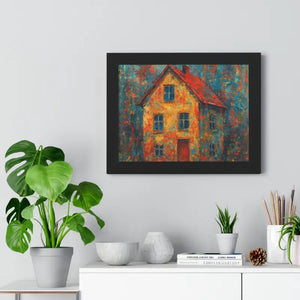 Dreamy Sunset Canvas Poplar Wood Frame House Poster - Dipaliz - Prints