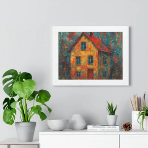 Dreamy Sunset Canvas Poplar Wood Frame House Poster - Dipaliz - Prints