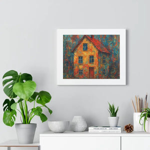 Dreamy Sunset Canvas Poplar Wood Frame House Poster - Dipaliz - Prints