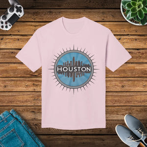 Bold Houston City Skyline T-shirt - Premium Cotton - Dipaliz - T-shirts - s