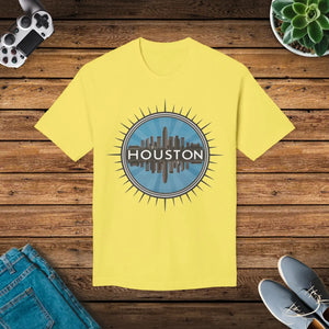 Bold Houston City Skyline T-shirt - Premium Cotton - Dipaliz - T-shirts - s