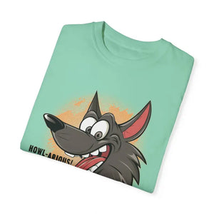 Howlarious Tee Funny Wolf Graphic for Women - Dipaliz - T-shirts