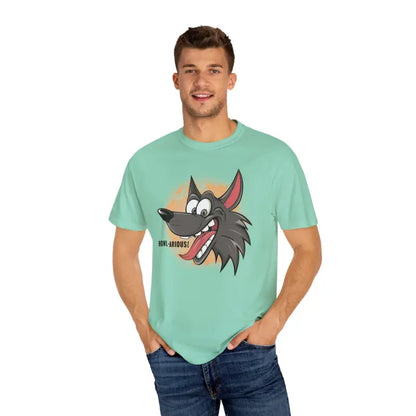 Howlarious Tee: Ultimate Comfort with a Funny Wolf Style! - T-shirt