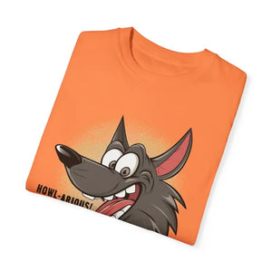 Howlarious Tee Funny Wolf Graphic for Women - Dipaliz - T-shirts