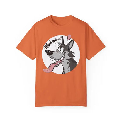 Howlarious Wolf Tee - Embrace Wild Comfort in Cotton Bliss - T-shirt