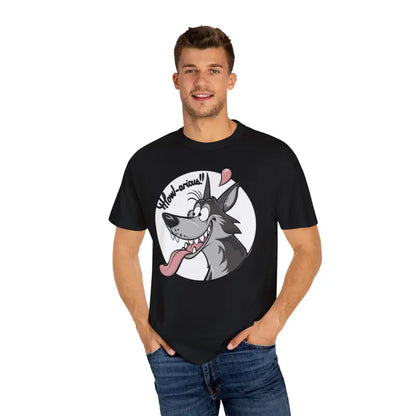 Howlarious Wolf Tee - Embrace Wild Comfort in Cotton Bliss - T-shirt