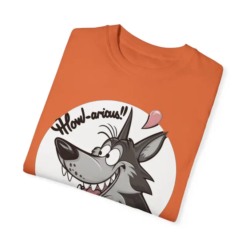 Howlarious Wolf Tee - Embrace Wild Comfort in Cotton Bliss - T-shirt