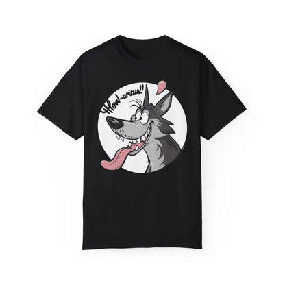 Howlarious Wolf Tee - Embrace Wild Comfort in Cotton Bliss - T-shirt