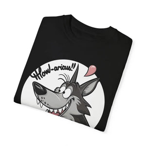 Howlarious Wolf Cotton Tee - Soft Ring Spun - Dipaliz - T-shirts