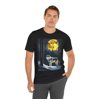 Unleash your Wild Side with Howlinawesome Wolf Jersey Tee - T-shirt