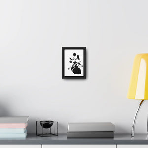 Human Heart Canvas – Vertical Frame - Dipaliz - Posters Prints & Visual Artwork