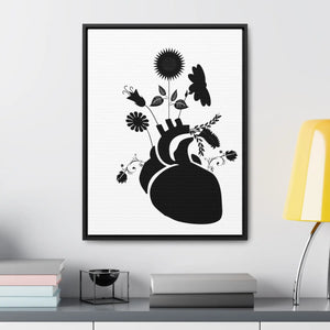 Human Heart Canvas – Vertical Frame - Dipaliz - Posters Prints & Visual Artwork