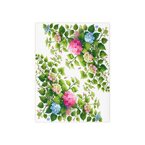 Ceramic Photo Tile Hydrangea Vine Blue Matte - Dipaliz - Wall Tiles