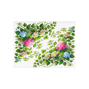 Ceramic Photo Tile Hydrangea Vine Blue Matte - Dipaliz - Wall Tiles