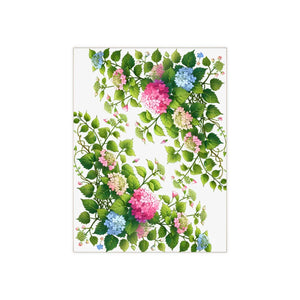 Ceramic Photo Tile Hydrangea Vine Blue Matte - Dipaliz - Wall Tiles
