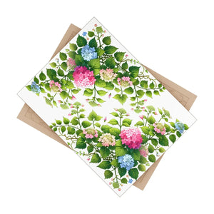 Ceramic Photo Tile Hydrangea Vine Blue Matte - Dipaliz - Wall Tiles