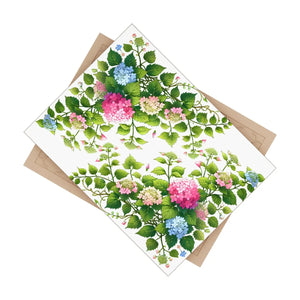 Ceramic Photo Tile Hydrangea Vine Blue Matte - Dipaliz - Wall Tiles