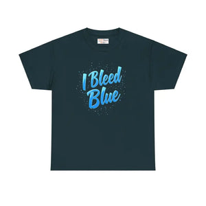 Football Blue Heavy Cotton Tee - Unisex Comfort Style - Dipaliz - Midnight / s - T-shirts