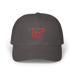 Bleed Red Classic Dad Cap - Football Fanatics Style - Dipaliz - Dark Grey / one Size - Hats