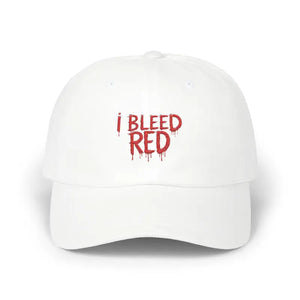 Bleed Red Classic Dad Cap - Football Fanatics Style - Dipaliz - Hats